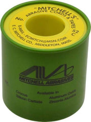 Made in USA - 0.01" Wide, 200 Grit Silicon Carbide Abrasive Cord - 50' Long, Very Fine Grade - Apex Tool & Supply