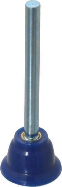 Value Collection - 1/2" Diam Adhesive/PSA Disc Backing Pad - 1/8" Shank Diam, 18,000 RPM - Apex Tool & Supply