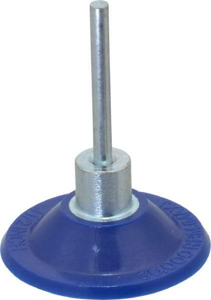 Value Collection - 1-1/2" Diam Adhesive/PSA Disc Backing Pad - 1/8" Shank Diam, 15,000 RPM - Apex Tool & Supply