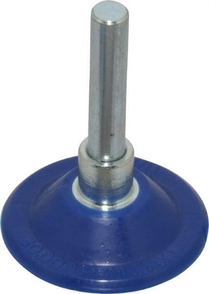 Value Collection - 1-1/2" Diam Adhesive/PSA Disc Backing Pad - 1/4" Shank Diam, 15,000 RPM - Apex Tool & Supply