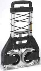 Wesco Industrial Products - 110 Lb Capacity 41" OAH Hand Truck - Single Grip Handle, Aluminum & Plastic - Apex Tool & Supply