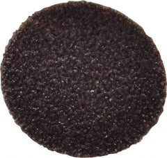 Made in USA - 1" Diam, 60 Grit Aluminum Oxide Adhesive PSA Disc - Medium Grade, Cloth Backing, For Low Speed Dual-Action Sanders, Random Orbital Sanders - Apex Tool & Supply