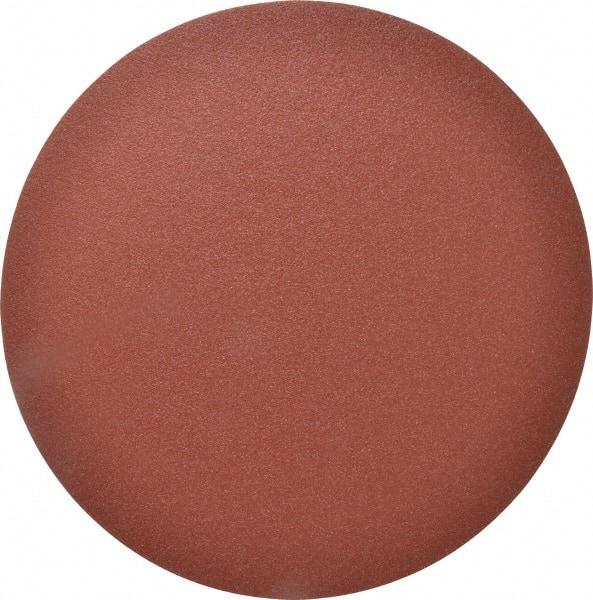 Made in USA - 12" Diam, 60 Grit Aluminum Oxide Adhesive PSA Disc - Medium Grade, X Weighted Cloth Backing, For Low Speed Dual-Action Sanders, Random Orbital Sanders - Apex Tool & Supply
