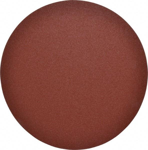 Made in USA - 12" Diam, 80 Grit Aluminum Oxide Adhesive PSA Disc - Medium Grade, X Weighted Cloth Backing, For Low Speed Dual-Action Sanders, Random Orbital Sanders - Apex Tool & Supply