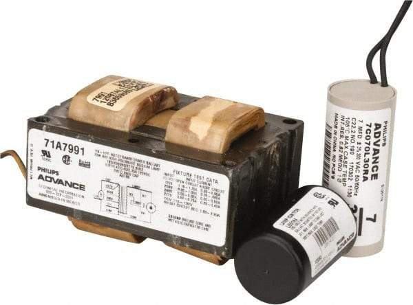 Philips Advance - 70 Watt, HX-HPF Circuit, High Pressure Sodium, High Intensity Discharge Ballast - 120/208/240/277 Volts, 0.7 to 1.4 Amp, 3-15/16 Inch Long x 3-1/8 Inch Wide x 2-7/8 Inch High - Apex Tool & Supply