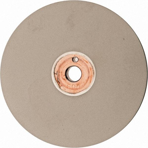 Accu-Finish - 5" Diam, 1/2" Hole Size, 1/2" Overall Thickness, 600 Grit, Tool & Cutter Grinding Wheel - Super Fine Grade, Diamond - Apex Tool & Supply