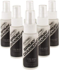 Accu-Finish - 2 oz Diamond Spray Compound - 8,000 Grit, Clear, Use on Ceramic - Apex Tool & Supply
