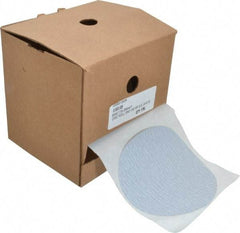 Made in USA - 6" Diam, 150 Grit Silicon Carbide Adhesive PSA Disc - Very Fine Grade, B Weighted Paper Backing, For Low Speed Dual-Action Sanders, Random Orbital Sanders - Apex Tool & Supply