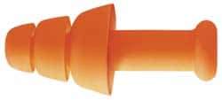 Howard Leight - Reusable, Corded, 25 dB, Flange Earplugs - Orange, 100 Pairs - Apex Tool & Supply