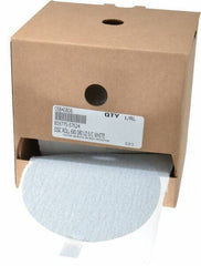 Made in USA - 6" Diam, 80 Grit Silicon Carbide Adhesive PSA Disc - Medium Grade, B Weighted Paper Backing, For Low Speed Dual-Action Sanders, Random Orbital Sanders - Apex Tool & Supply