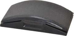 Value Collection - Sanding Block - 1-1/4" Deep, Natural Rubber, Compatible with Standard Size Sandpaper - Apex Tool & Supply
