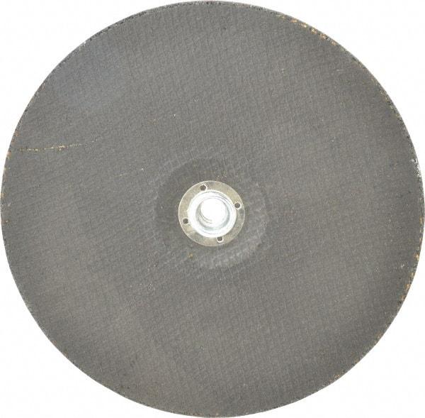 Norton - 9" Wheel Diam, 1/4" Wheel Thickness, 7/8" Arbor Hole, Type 27 Depressed Center Wheel - Aluminum Oxide, 6,600 Max RPM, Compatible with Angle Grinder - Apex Tool & Supply