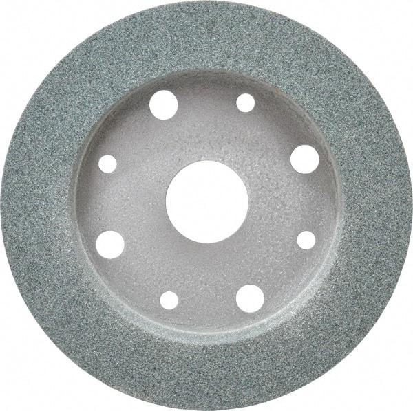 Norton - 6" Diam, 4" Hole Size, 1" Overall Thickness, 60 Grit, Type 2 Tool & Cutter Grinding Wheel - Medium Grade, Silicon Carbide, I Hardness, Vitrified Bond, 3,600 RPM - Apex Tool & Supply