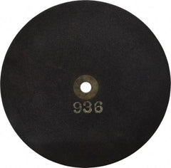 Made in USA - 10" 36 Grit Aluminum Oxide Cutoff Wheel - 3/32" Thick, 5/8" Arbor, 6,500 Max RPM, Use with Stationary Tools - Apex Tool & Supply