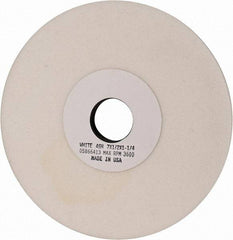 Grier Abrasives - 7" Diam x 1-1/4" Hole x 1/2" Thick, H Hardness, 46 Grit Surface Grinding Wheel - Aluminum Oxide, Type 1, Coarse Grade, 3,600 Max RPM, Vitrified Bond, No Recess - Apex Tool & Supply