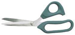 Clauss - 3-1/2" LOC, 9" OAL Stainless Steel Standard Shears - Ambidextrous, Offset Handle, For General Purpose Use - Apex Tool & Supply