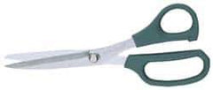Clauss - 3-1/4" LOC, 8" OAL Stainless Steel Standard Shears - Ambidextrous, Straight Handle, For General Purpose Use - Apex Tool & Supply