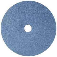 Camel Grinding Wheels - 4-1/2" Diam 7/8" Hole 50 Grit Fiber Disc - Coarse Grade, Zirconia Alumina, 13,300 Max RPM - Apex Tool & Supply