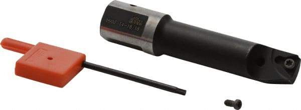 Iscar - 14mm Min Bore Diam, 73.99mm OAL, 16mm Shank Diam, IHAXF Indexable Boring Bar - 50.01mm Max Bore Depth, TPGX 73.. Insert - Apex Tool & Supply