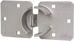 American Lock - 8-1/2" Long x 4-1/2" Wide, Door Hasp - Hardened Steel - Apex Tool & Supply