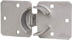 American Lock - 8-1/2" Long x 4-1/2" Wide, Door Hasp - Hardened Steel - Apex Tool & Supply