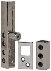 American Lock - 2-3/8" Long x 3/4" Wide, Locking Slide Bolt Hasp - Hardened Steel - Apex Tool & Supply