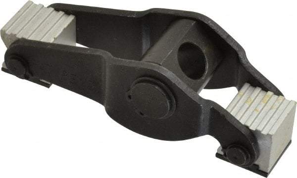 Gibraltar - 1/2" Stud, 2.13" Max Clamping Height, Steel, Adjustable & Self-Positioning Strap Clamp - 4.55" Long, 1-1/2" Wide, 1-1/2" High, 2.36" Heel to Stud Center - Apex Tool & Supply