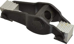 Gibraltar - 1/2" Stud, 2.13" Max Clamping Height, Steel, Adjustable & Self-Positioning Strap Clamp - 4.55" Long, 1-1/2" Wide, 1-1/2" High, 2.36" Heel to Stud Center - Apex Tool & Supply