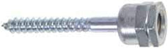 ITW Buildex - 1/2" Zinc-Plated Steel Vertical (End Drilled) Mount Threaded Rod Anchor - 5/8" Diam x 2" Long, 1,760 Lb Ultimate Pullout, For Use with Wood - Apex Tool & Supply
