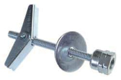 ITW Buildex - 3/8" Zinc-Plated Stainless Steel Vertical (End Drilled) Mount Threaded Rod Anchor - 5/8" Diam x 3" Long, 440 Lb Ultimate Pullout, For Use with Drywall - Apex Tool & Supply