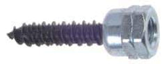 ITW Buildex - 1/2" Zinc-Plated Steel Vertical (End Drilled) Mount Threaded Rod Anchor - 5/8" Diam x 1-1/2" Long, 2,810 Lb Ultimate Pullout, For Use with Concrete/Masonry - Apex Tool & Supply