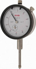 SPI - 0.001" Graduation, 0-100 Dial Reading, Indicator & Base Kit - 4-1/2" Base Length x 1-1/4" Base Width x 1" Base Height, 2-1/4" Dial Diam - Apex Tool & Supply