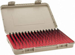 Vermont Gage - 240 Piece, 0.011-0.25 Inch Diameter Plug and Pin Gage Set - Minus 0.0002 Inch Tolerance, Class ZZ - Apex Tool & Supply