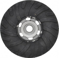 Norton - 5" Diam Locking Nut Disc Backing Pad - Medium Density, 10,000 RPM - Apex Tool & Supply