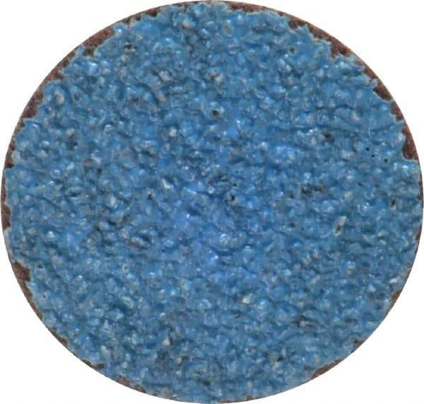 Norton - 1-1/2" Disc Diam, 36 Grit, Zirconia Alumina Quick Change Disc - Type S Attaching System, Coated, Brown, Very Coarse Grade, R821 Series - Apex Tool & Supply