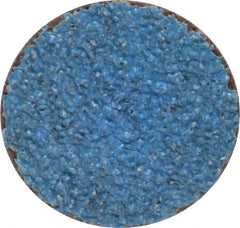 Norton - 1-1/2" Disc Diam, 36 Grit, Zirconia Alumina Quick Change Disc - Type S Attaching System, Coated, Brown, Very Coarse Grade, R821 Series - Apex Tool & Supply