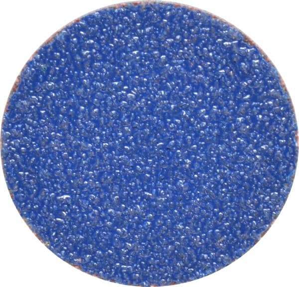 Norton - 1-1/2" Disc Diam, 60 Grit, Zirconia Alumina Quick Change Disc - Type S Attaching System, Coated, Brown, Medium Grade, R821 Series - Apex Tool & Supply
