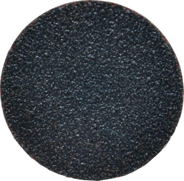 Norton - 1-1/2" Disc Diam, 80 Grit, Zirconia Alumina Quick Change Disc - Type S Attaching System, Coated, Brown, Medium Grade, R821 Series - Apex Tool & Supply