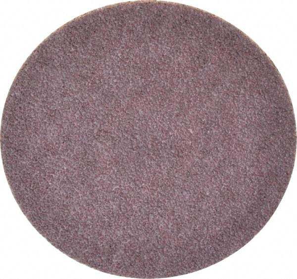 Norton - 2" Disc Diam, 60 Grit, Aluminum Oxide Quick Change Disc - Type S Attaching System, Coated, Brown, Medium Grade, R228 Series - Apex Tool & Supply
