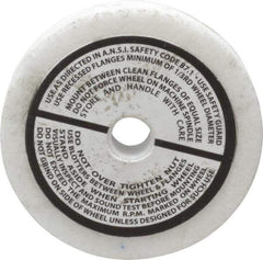 Grier Abrasives - 60 Grit Aluminum Oxide Type 1 Internal Grinding Wheel - 2-1/2" Diam x 3/8" Hole x 3/8" Thick, 12,987 Max RPM, Medium Grade, K Hardness, Vitrified Bond - Apex Tool & Supply