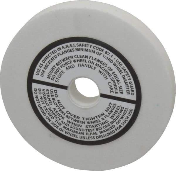 Grier Abrasives - 120 Grit Aluminum Oxide Type 1 Internal Grinding Wheel - 3" Diam x 1/2" Hole x 3/8" Thick, 10,823 Max RPM, Fine Grade, Hardness, Vitrified Bond - Apex Tool & Supply