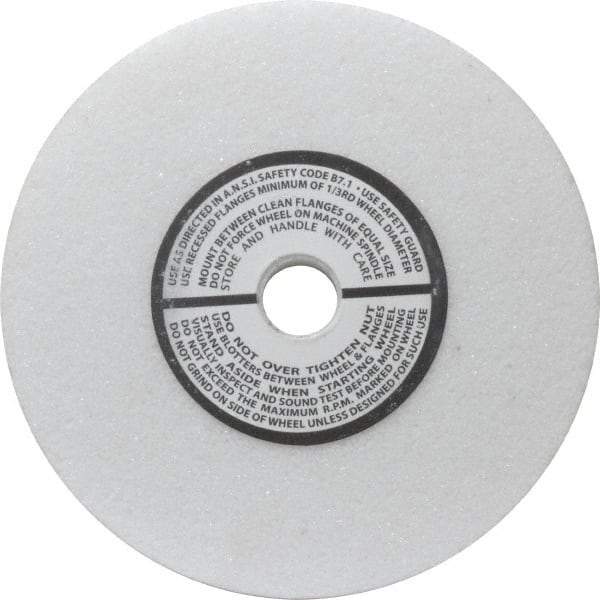 Grier Abrasives - 60 Grit Aluminum Oxide Type 1 Internal Grinding Wheel - 4" Diam x 1/2" Hole x 1/2" Thick, 8,100 Max RPM, Medium Grade, K Hardness, Vitrified Bond - Apex Tool & Supply