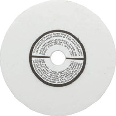 Grier Abrasives - 80 Grit Aluminum Oxide Type 1 Internal Grinding Wheel - 4" Diam x 1/2" Hole x 1/2" Thick, 8,100 Max RPM, Medium Grade, K Hardness, Vitrified Bond - Apex Tool & Supply