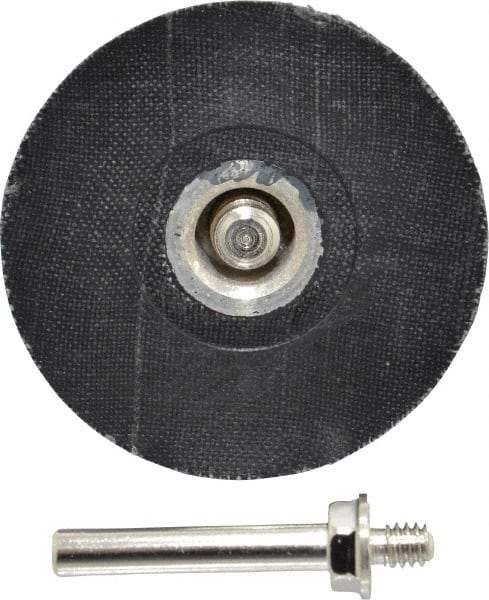 Norton - 3" Diam Quick-Change Type S Disc Backing Pad - 1/4" Shank Diam, Hard Density, 20,000 RPM, Speed-Lok TS Compatible - Apex Tool & Supply
