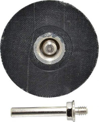 Norton - 3" Diam Quick-Change Type S Disc Backing Pad - 1/4" Shank Diam, Hard Density, 20,000 RPM, Speed-Lok TS Compatible - Apex Tool & Supply