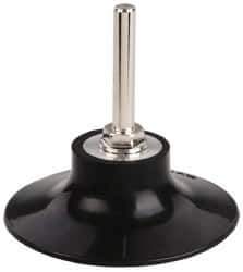 Norton - 3" Diam Quick-Change Type S Disc Backing Pad - 1/4" Shank Diam, Medium Density, 20,000 RPM, Speed-Lok TS Compatible - Apex Tool & Supply