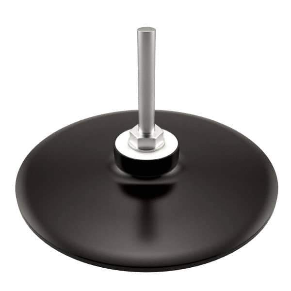 Norton - 4" Diam Quick-Change Type S Disc Backing Pad - 1/4" Shank Diam, Medium Density, 12,000 RPM, Speed-Lok TS Compatible - Apex Tool & Supply