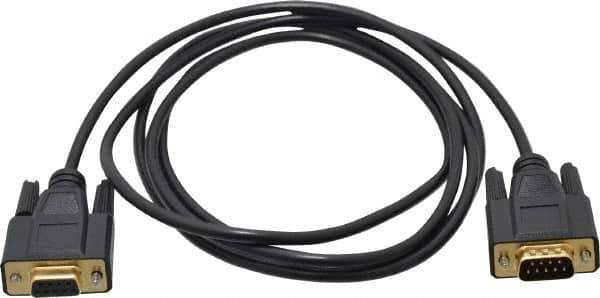 Tripp-Lite - 6' Long, DB9/DB9 Computer Cable - Black, Male x Female - Apex Tool & Supply