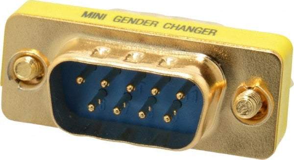 Tripp-Lite - Adapter/Gender Changer - DB9(M/M) Connector, Black - Apex Tool & Supply