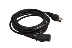 Tripp-Lite - 12' Long, NEMA 5-15P/IEC-320-C-13 Computer Cable - Black, Male x Female - Apex Tool & Supply